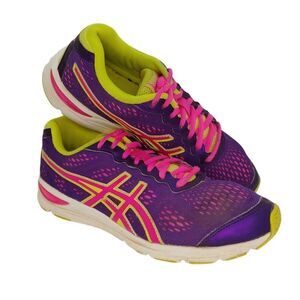 ASICS Gel Storm 2 Womens Pre-owned Purple/Pink Running Sneakers - sz. 6